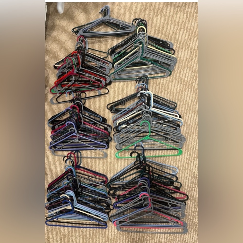 Hangers! Mix and match, up to 160 hangers, Make me an offer!